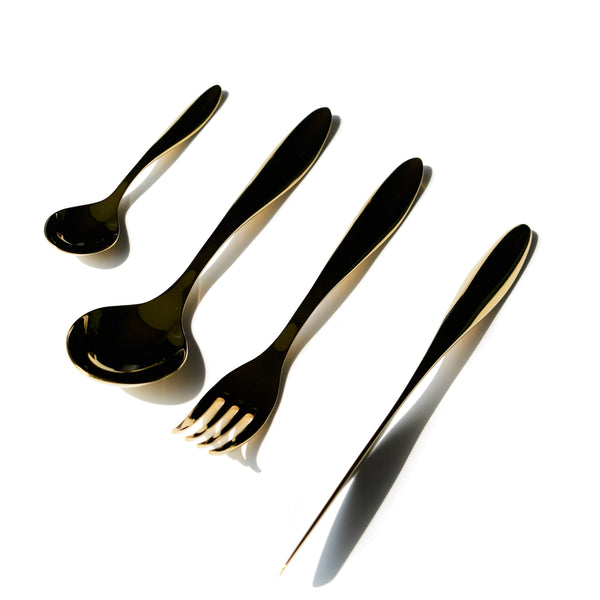 Stainless Steel Cutlery Family Set 30 Pieces  Edelstahl Besteck-Set,  30-Teilig, 6 Personen Design Avant – Blue Chilli Design Store