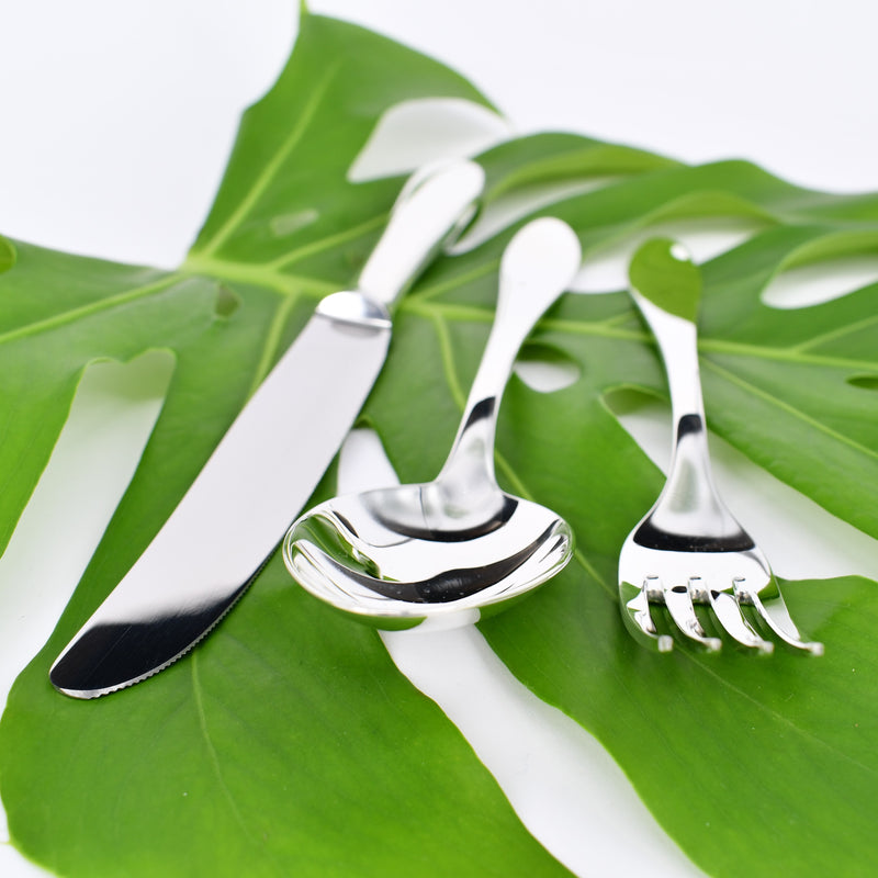 Exclusive Silver Plated Cutlery-Set, 4 pcs. | Versilberts Besteck-Set, 4-teilig, Design Bernina (46-1549-S4)