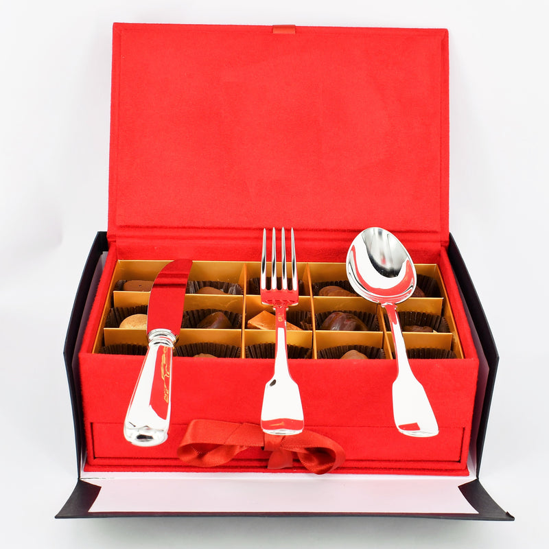 Silver Plated Cutlery Family Set | Versilbertes Besteck-Set: Design Spaten 24teilig