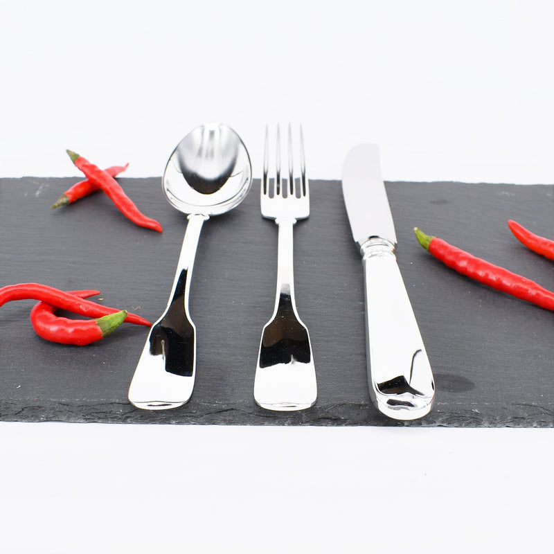 Silver Plated Cutlery 4er Set | Versilbertes Besteck-Set: Design Spaten