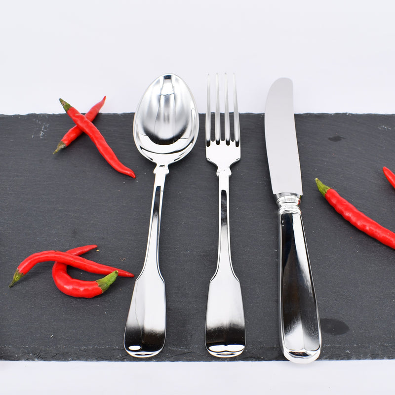 Silver Plated Cutlery Family Set | Versilbertes Besteck-Set: Design Spaten 24teilig