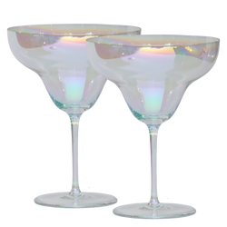 Cocktail Glass Set | Regenbogen Margarita Set